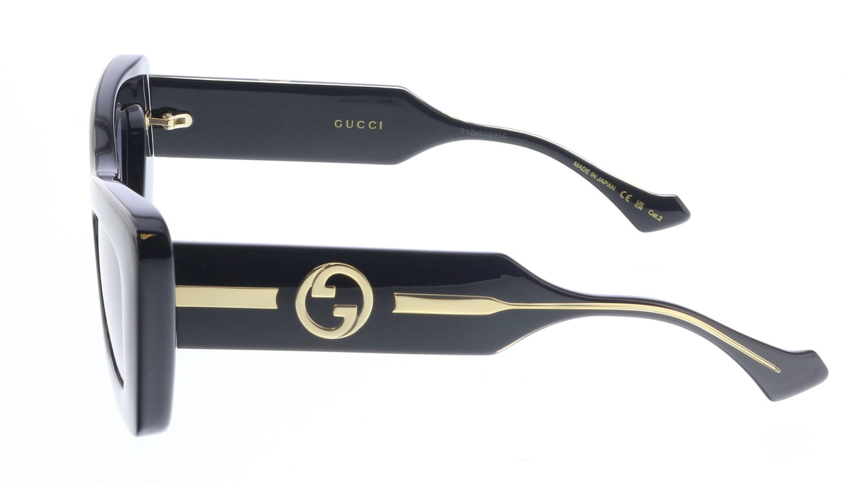 Gucci GG1552S-001 Black & Crystal cat eye Ladies Sunglasses