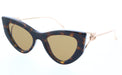 Gucci GG1565S-002 Havana & Gold cat eye Ladies Sunglasses