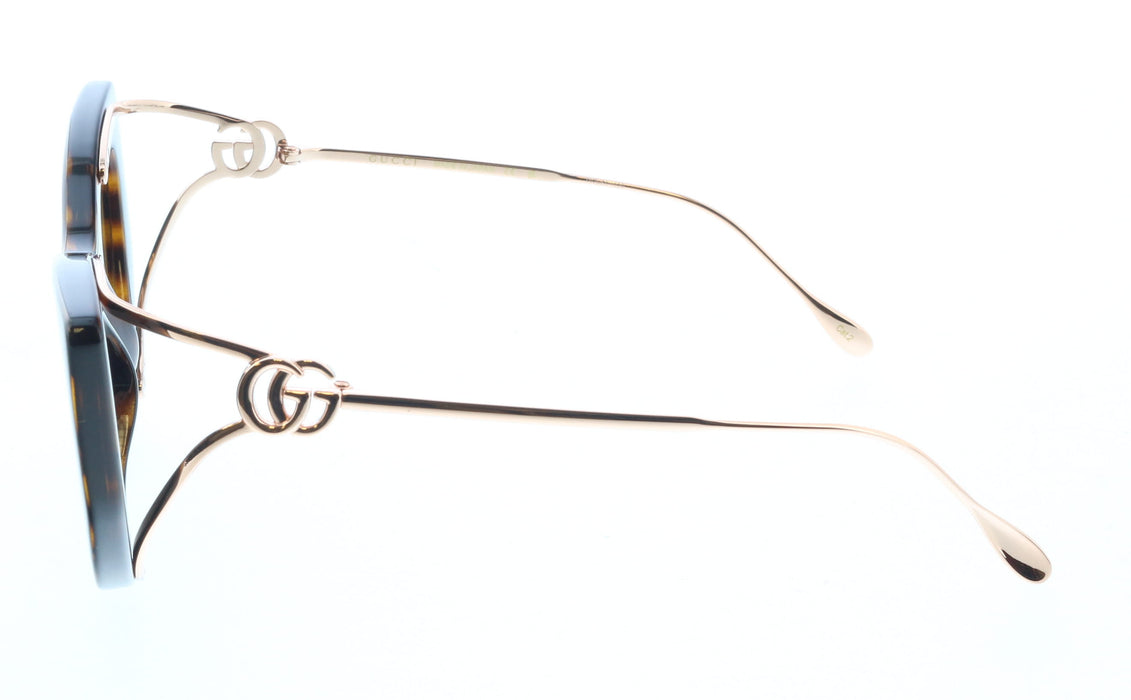 Gucci GG1565S-002 Havana & Gold cat eye Ladies Sunglasses