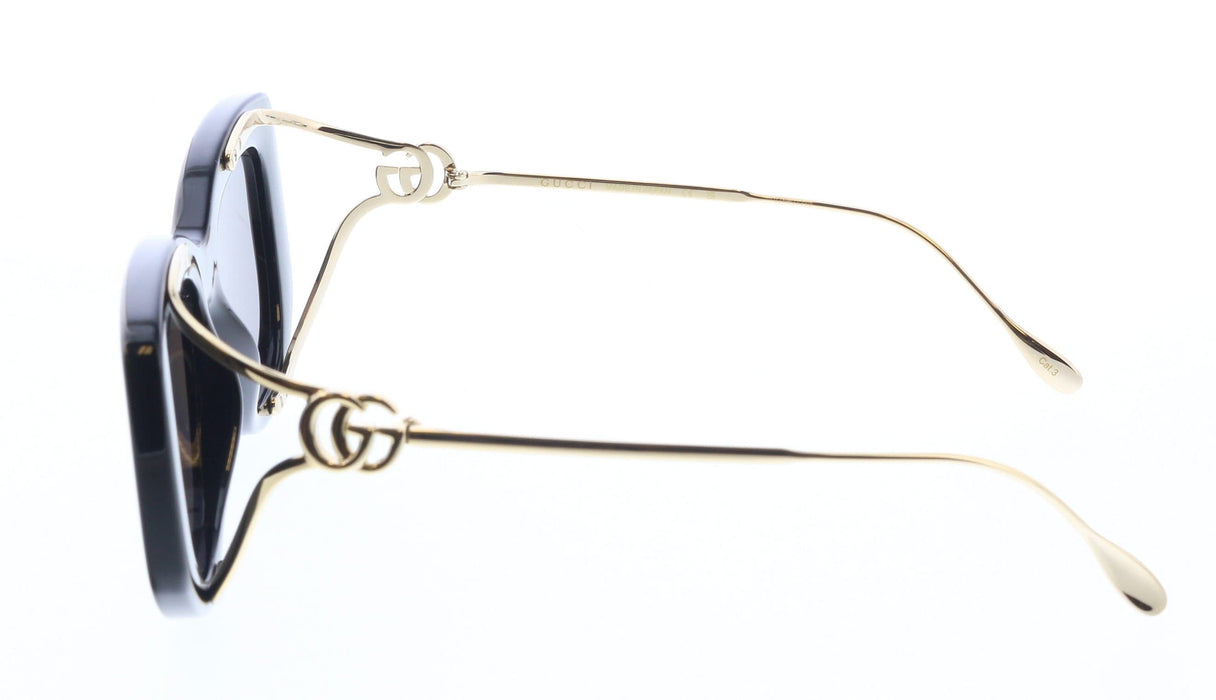 Gucci GG1566S-001 Black cat eye Ladies Sunglasses