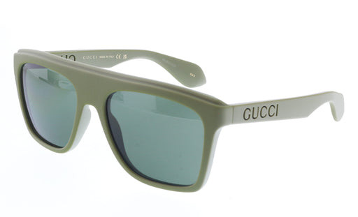 Gucci GG1570S-007 Green square Mens Sunglasses