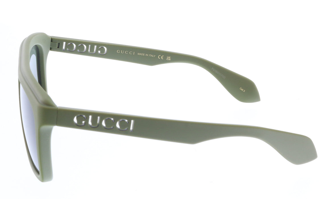 Gucci GG1570S-007 Green square Mens Sunglasses