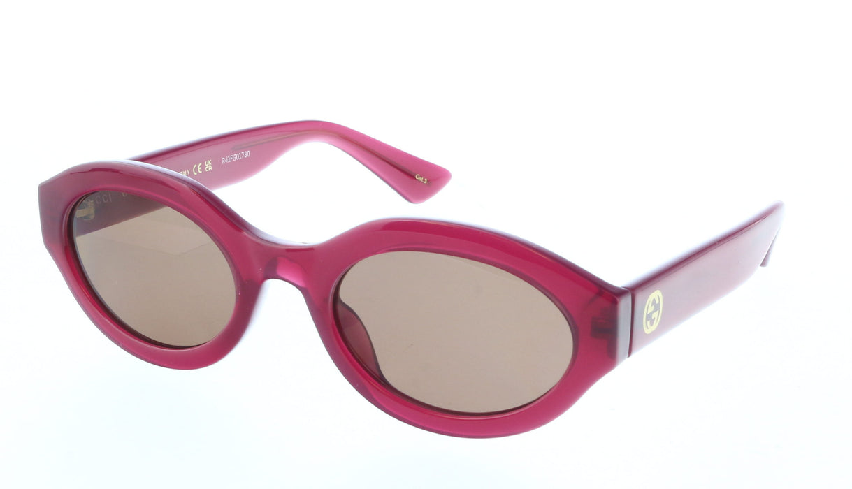 Gucci GG1579S-004 Fuchsia round Ladies Sunglasses