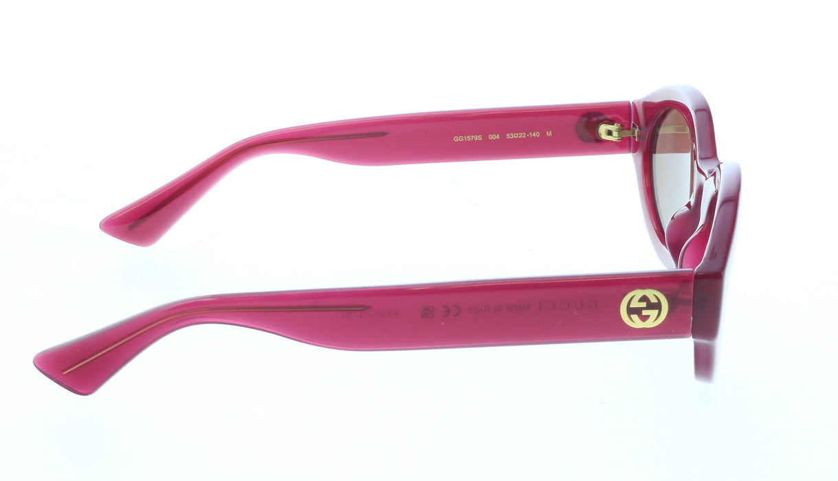 Gucci GG1579S-004 Fuchsia round Ladies Sunglasses