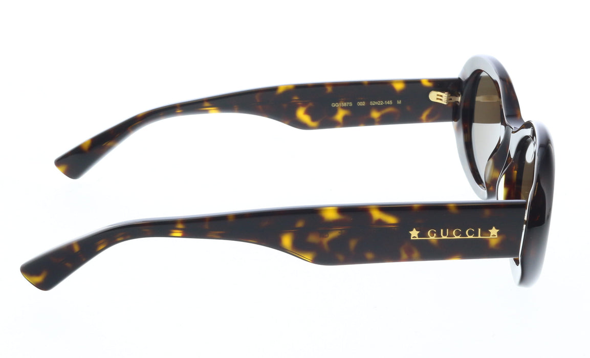 Gucci GG1587S-002 Havana round Ladies Sunglasses