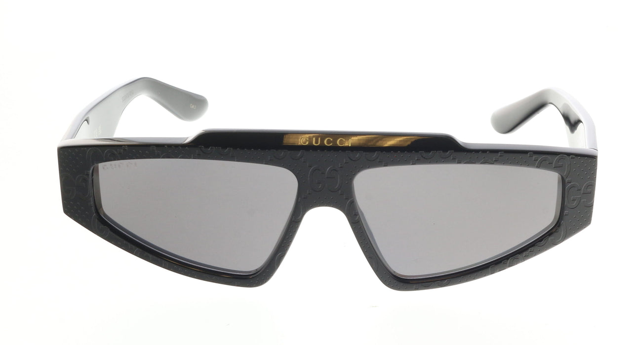 Gucci GG1591S-001 Black shield Mens Sunglasses