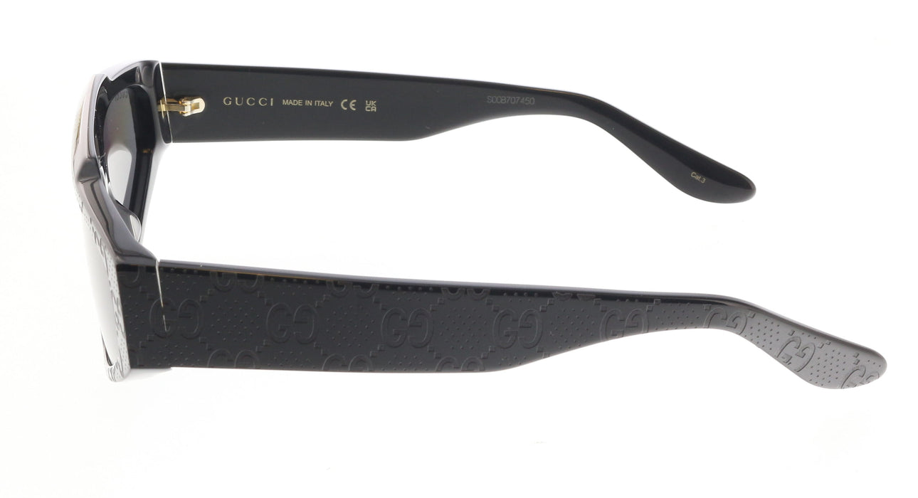 Gucci GG1591S-001 Black shield Mens Sunglasses