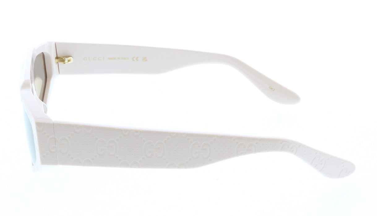 Gucci GG1591S-005 Ivory shield Mens Sunglasses
