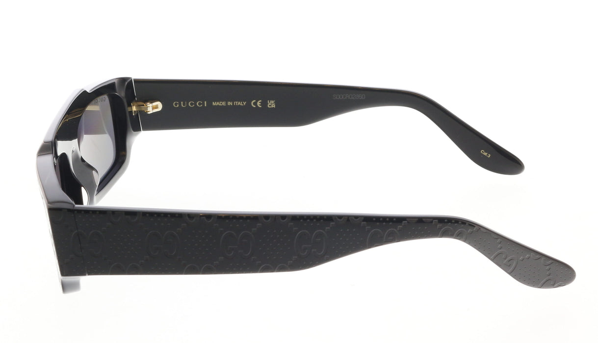 Gucci GG1592S-001 Black square Mens Sunglasses