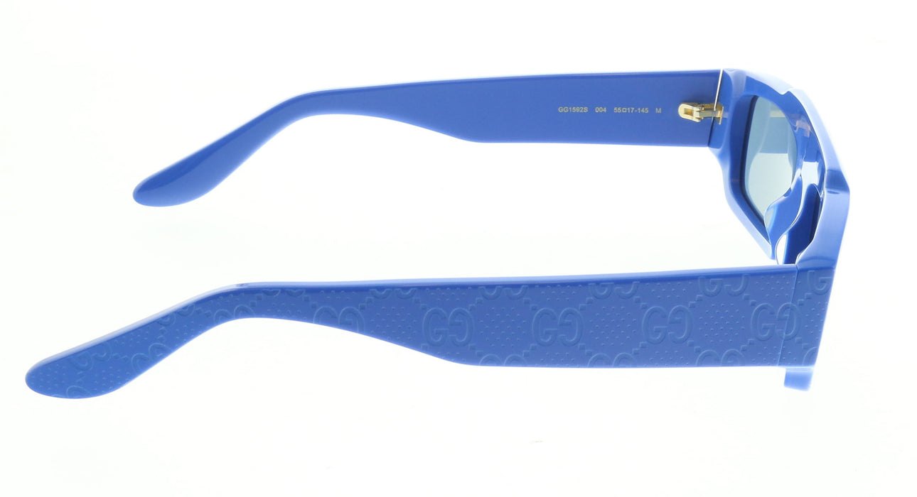 Gucci GG1592S-004 Blue square Mens Sunglasses