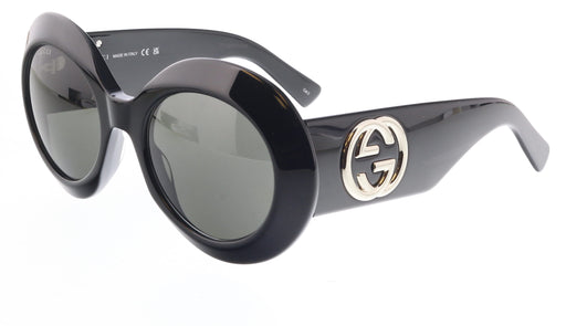 Gucci GG1647S-007 Black round Ladies Sunglasses