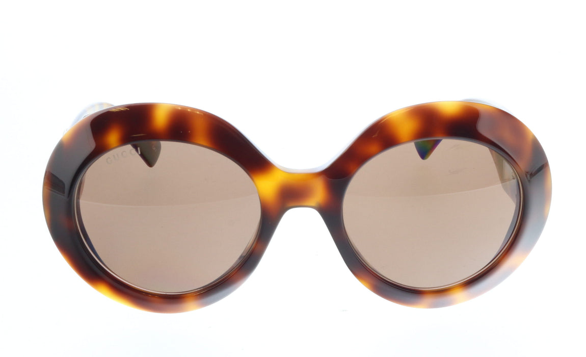Gucci GG1647S-009 Havana round Ladies Sunglasses