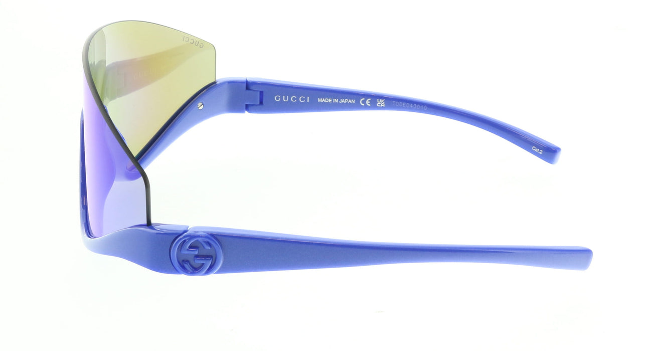 Gucci GG1650S-010 Blue shield Ladies Sunglasses