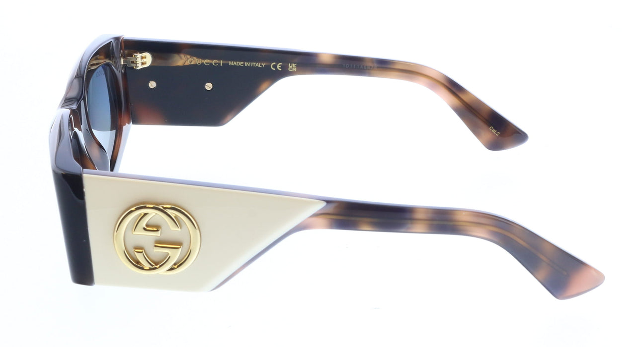 Gucci GG1664S-003 Havana square Ladies Sunglasses