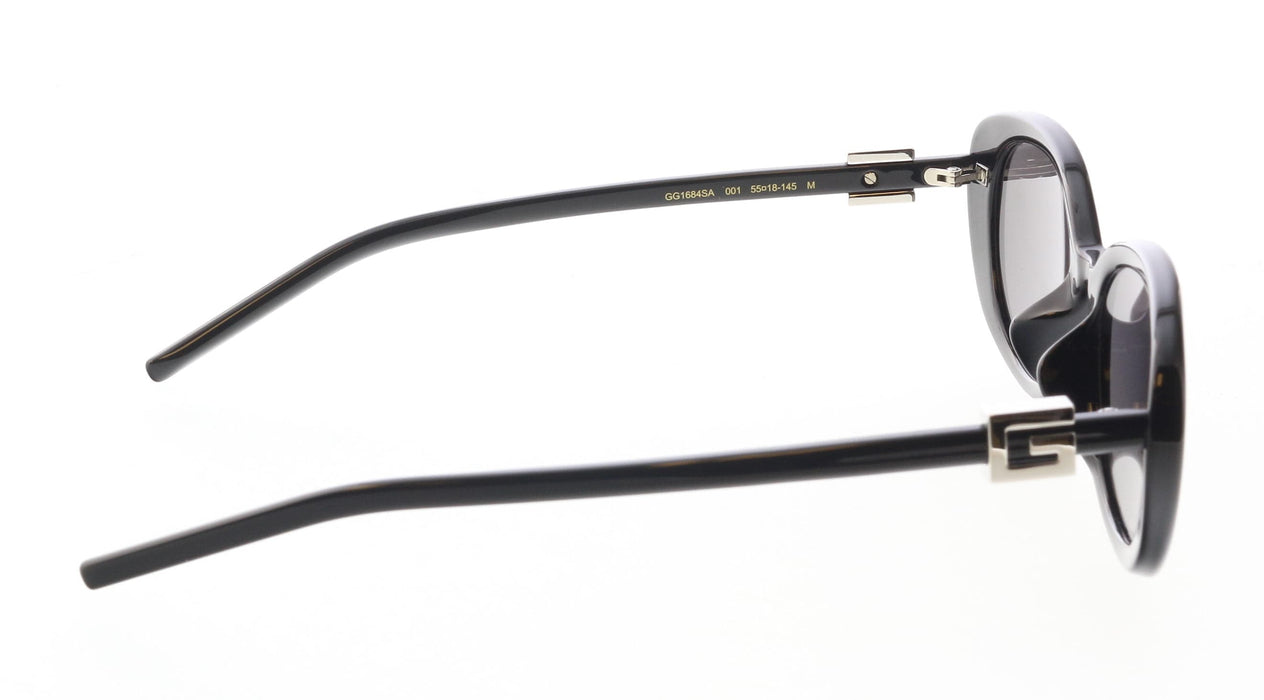 Gucci GG1684SA-001 Black round Ladies Sunglasses
