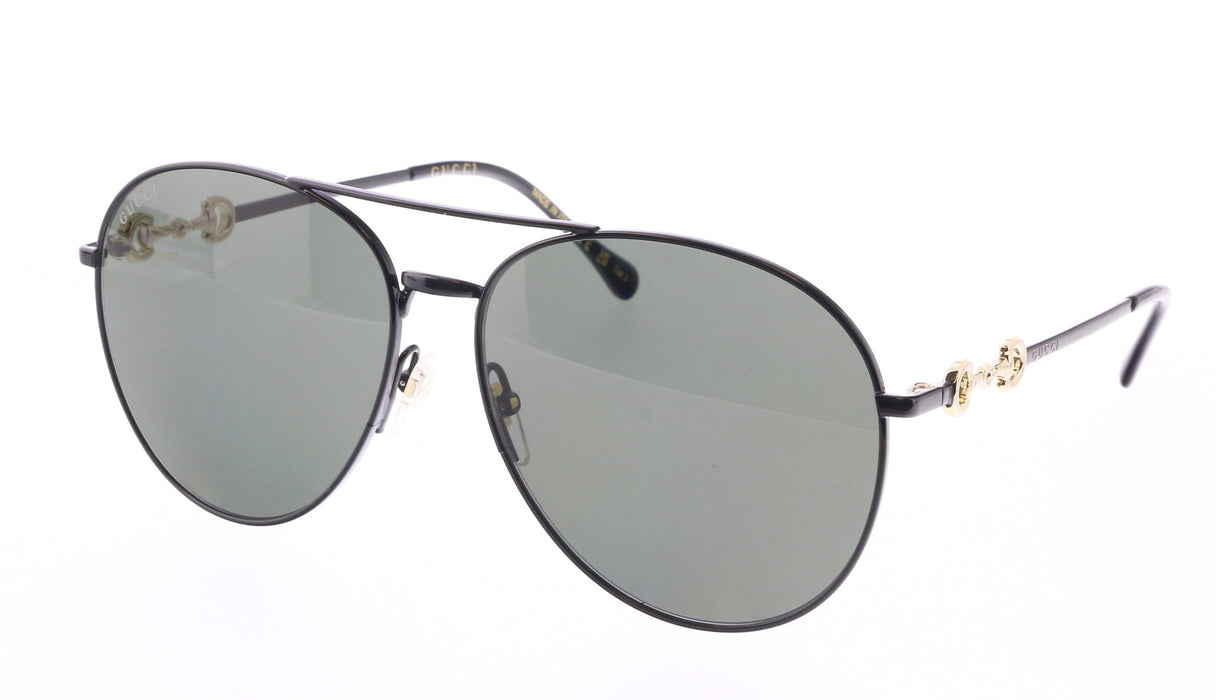 Gucci GG1698S-001 Black aviator Ladies Sunglasses