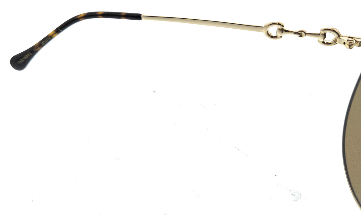 Gucci GG1698S-002 Gold aviator Ladies Sunglasses