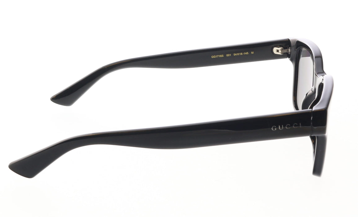 Gucci GG1716S-001 Black square Mens Sunglasses