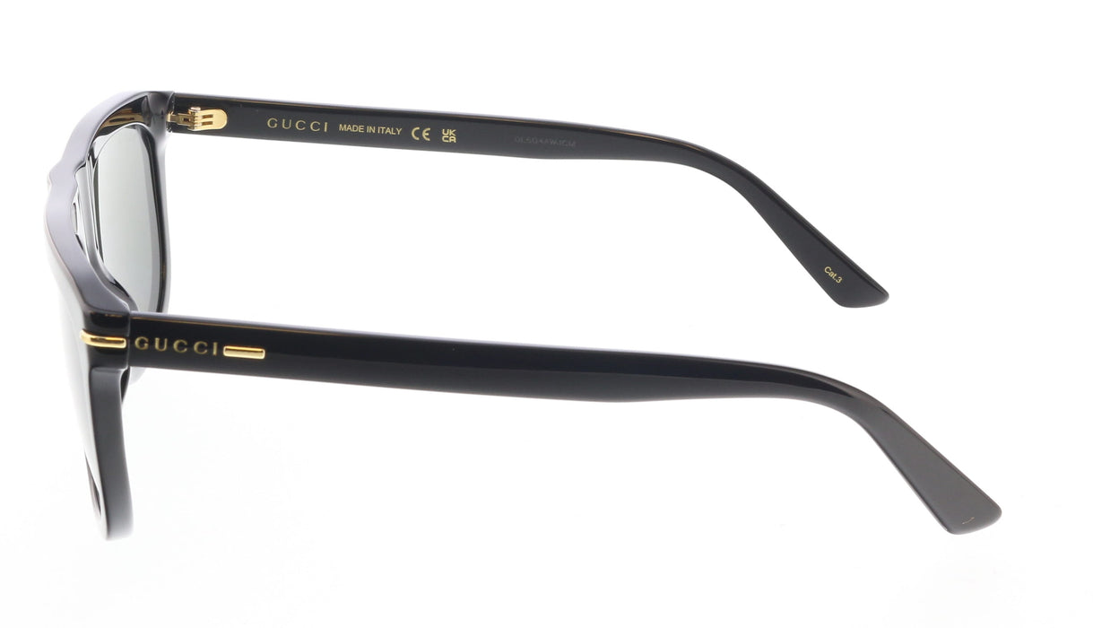 Gucci GG1726S-001 Black shield Mens Sunglasses