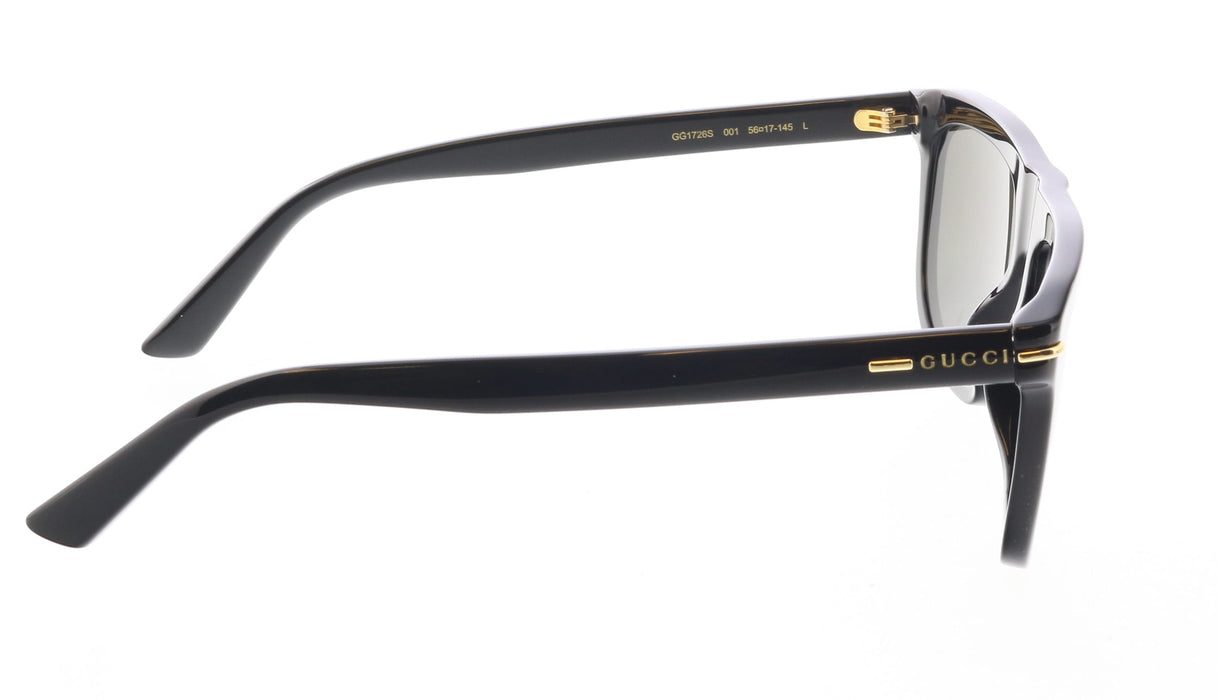 Gucci GG1726S-001 Black shield Mens Sunglasses
