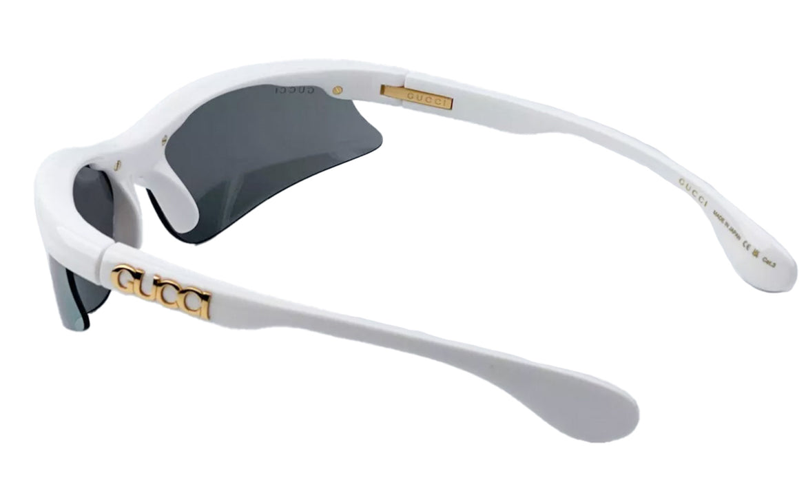 Gucci GG1774S-002 White shield Unisex Sunglasses