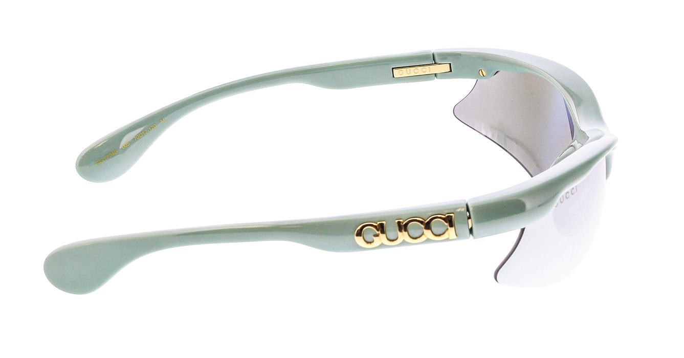 Gucci GG1774S-005 Green shield Unisex Sunglasses