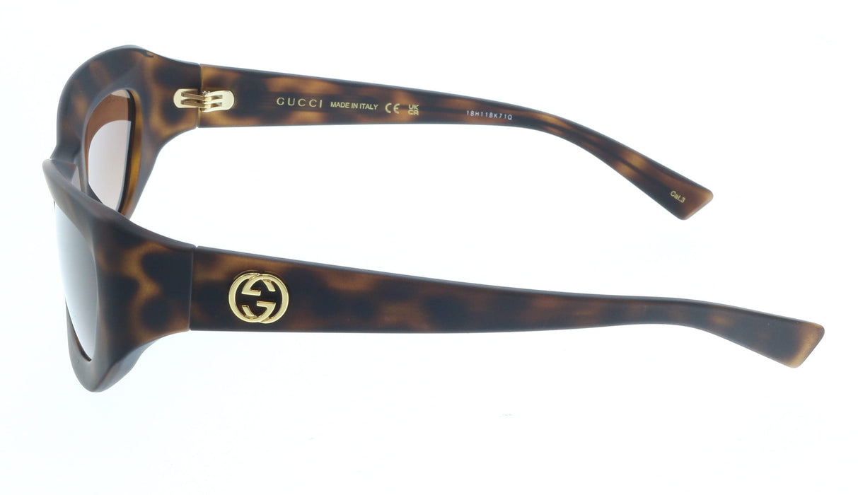 Gucci GG1784S-002 Havana cat-eye Ladies Sunglasses