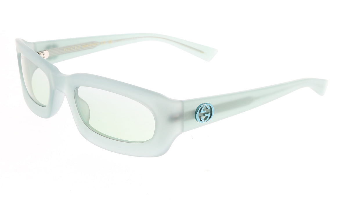 Gucci GG1786S-005  Mint Green Rectangle Sunglasses with Ocean-Tinted Lenses