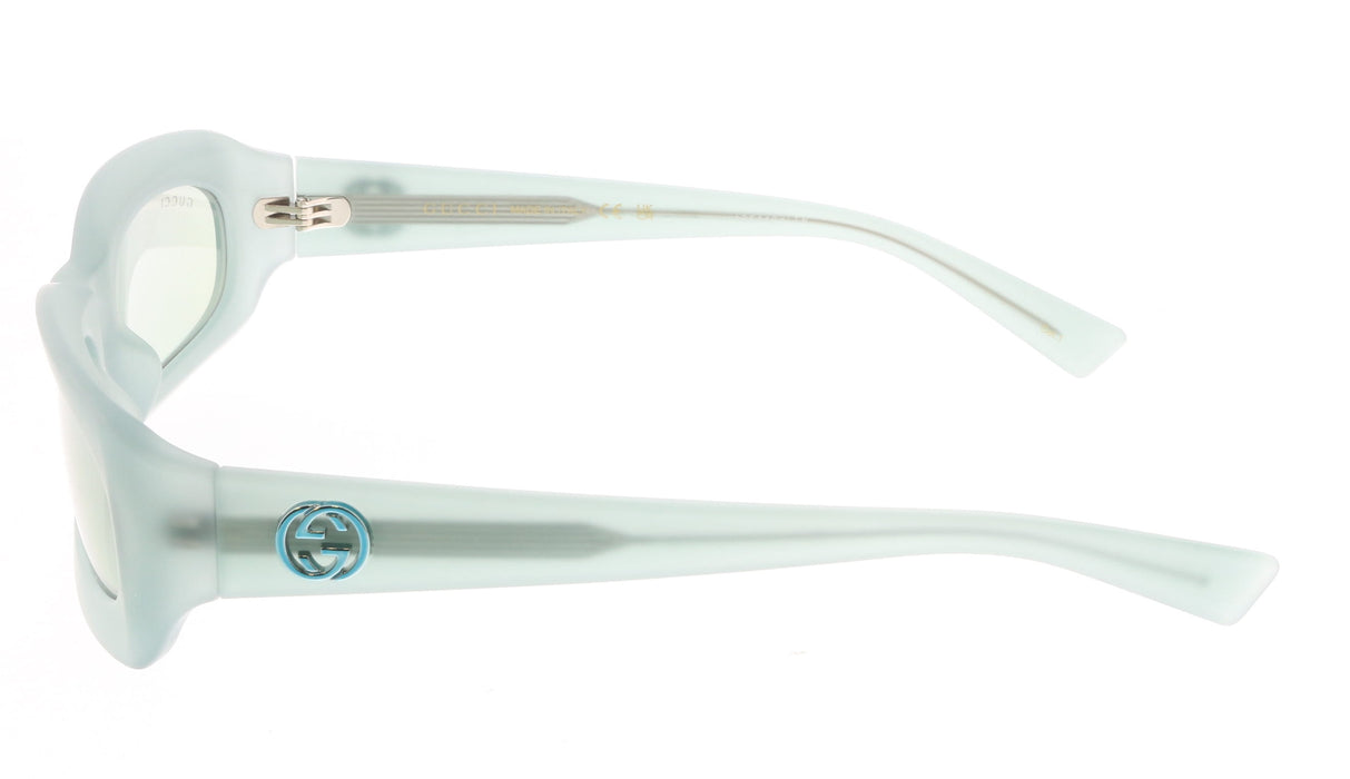 Gucci GG1786S-005  Mint Green Rectangle Sunglasses with Ocean-Tinted Lenses