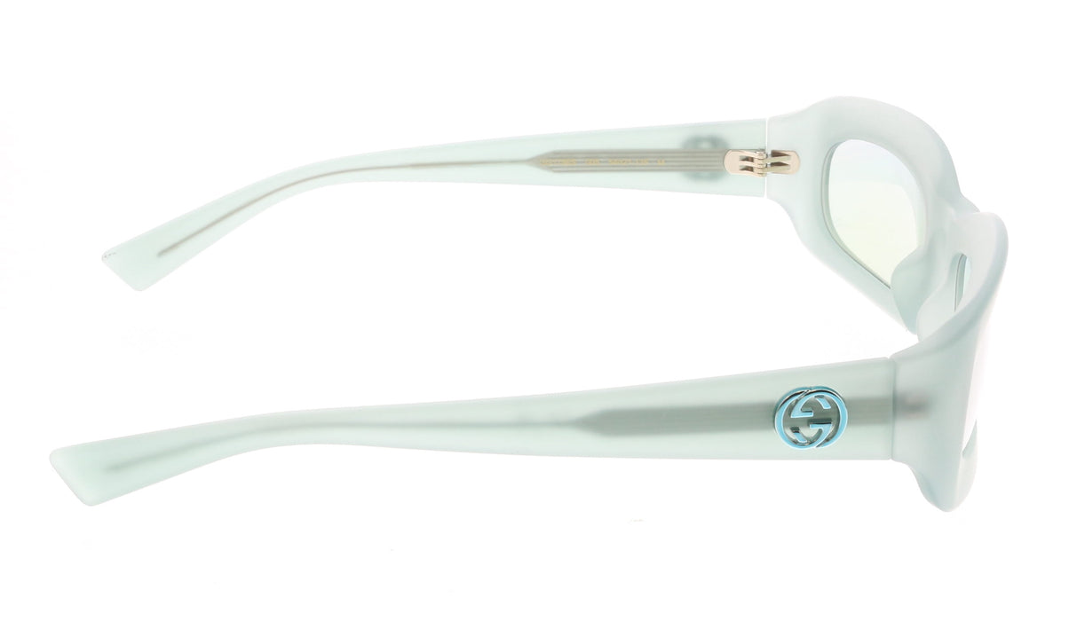 Gucci GG1786S-005  Mint Green Rectangle Sunglasses with Ocean-Tinted Lenses