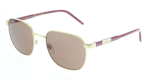 Gucci GG1799S-004 BURGUNDY & Gold round Mens Sunglasses