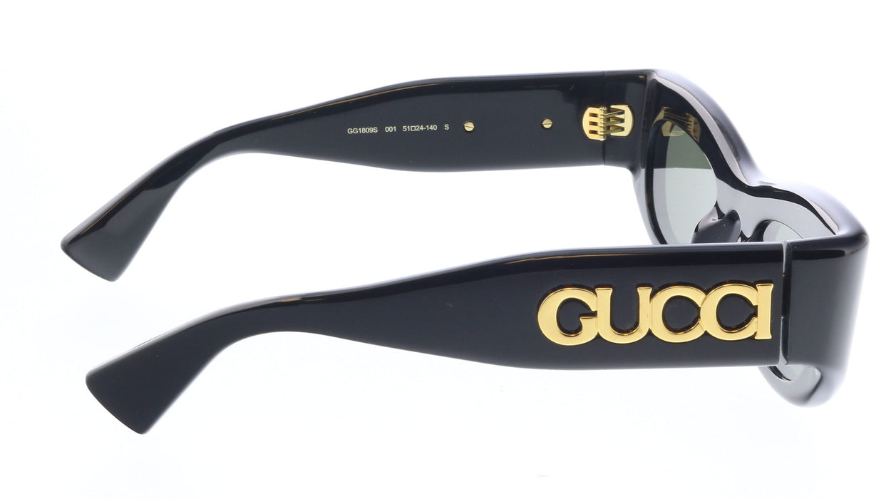 Gucci GG1809S-001 Black round Ladies Sunglasses