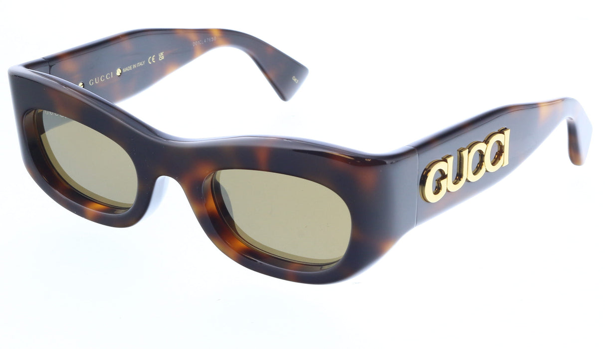 Gucci GG1809S-003 Havana round Ladies Sunglasses