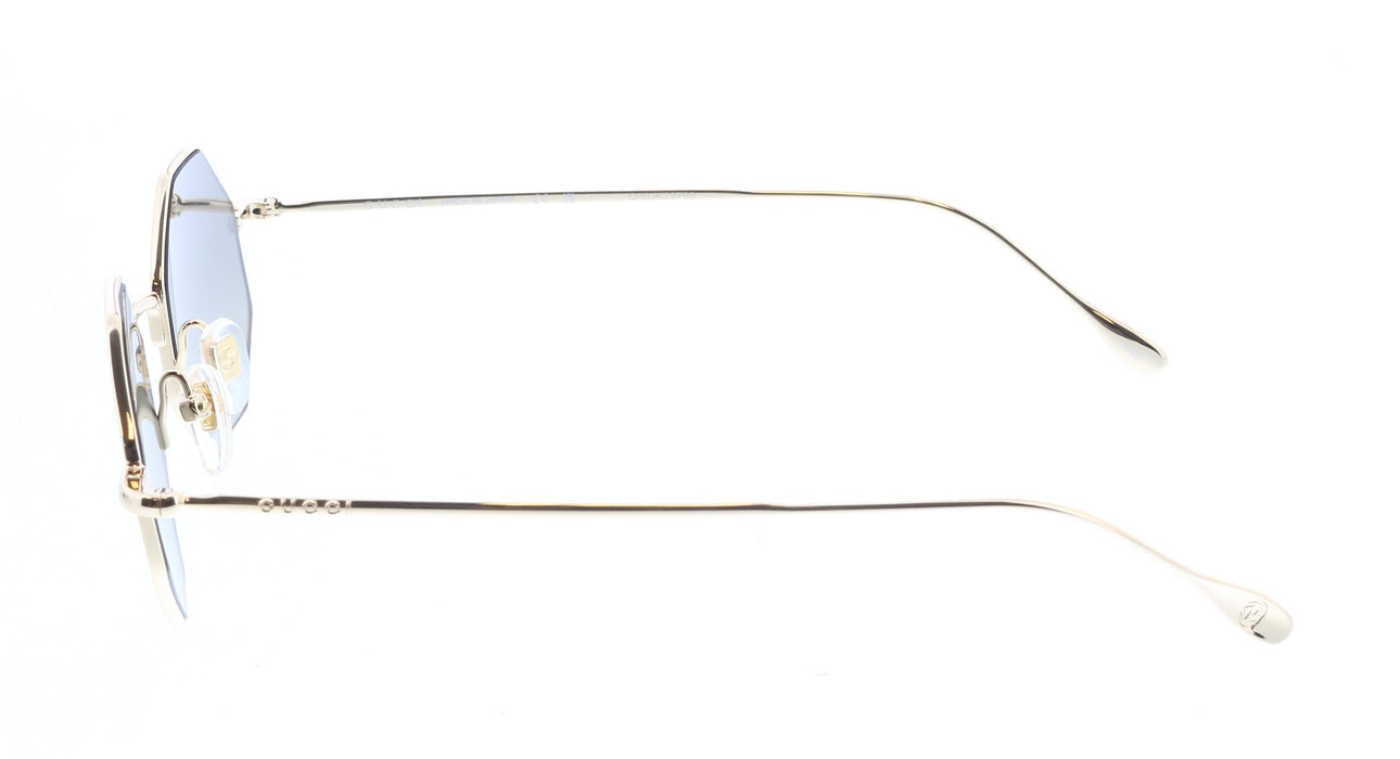 Gucci GG1814S-001 Gold geometric Unisex Sunglasses