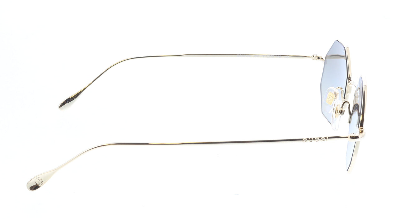 Gucci GG1814S-001 Gold geometric Unisex Sunglasses