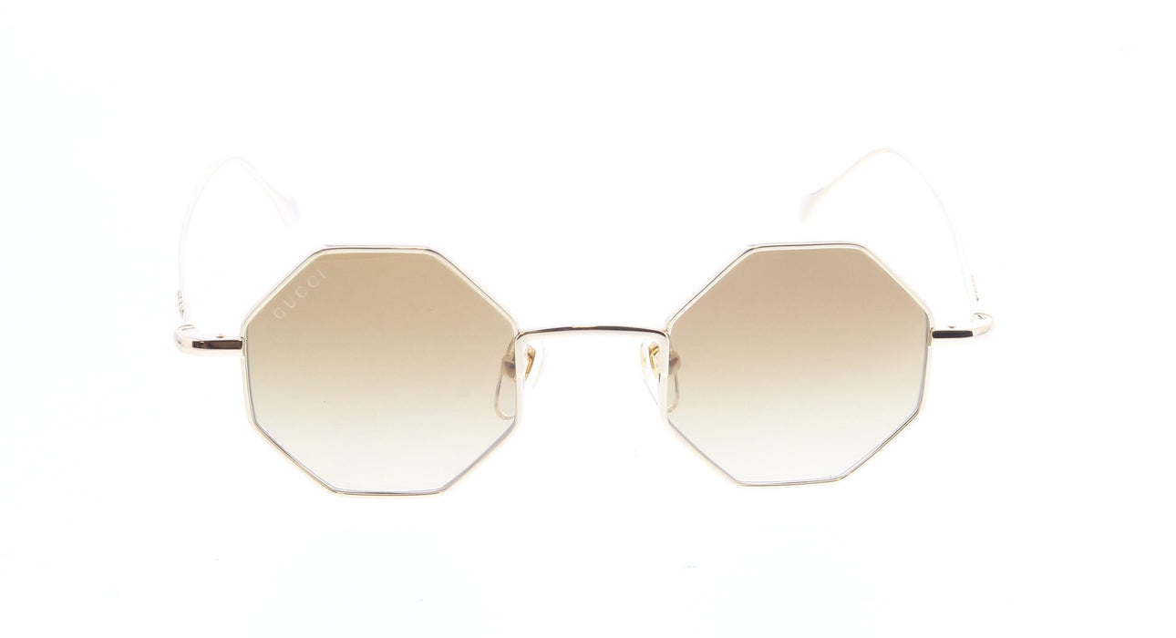 Gucci GG1814S-002 Gold geometric Unisex Sunglasses