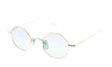 Gucci GG1814S-004 Gold geometric Unisex Sunglasses