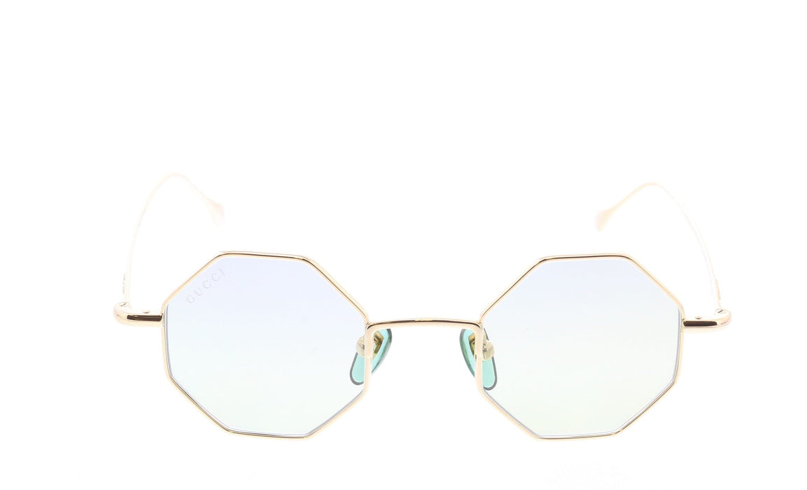Gucci GG1814S-004 Gold geometric Unisex Sunglasses