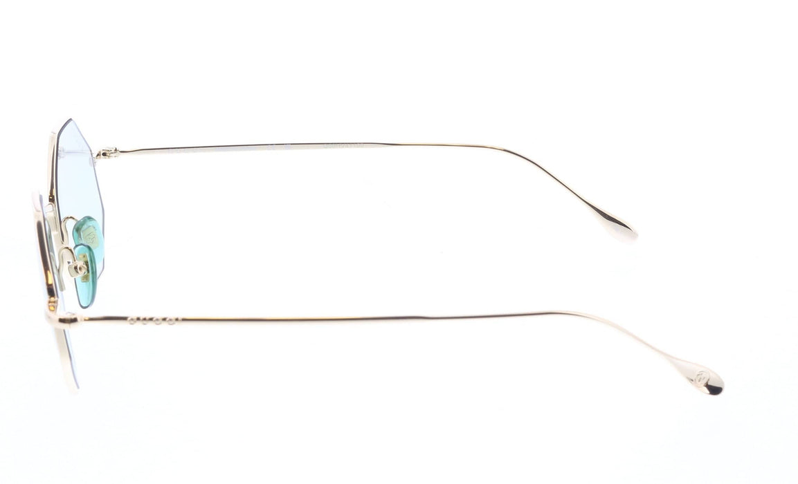 Gucci GG1814S-004 Gold geometric Unisex Sunglasses