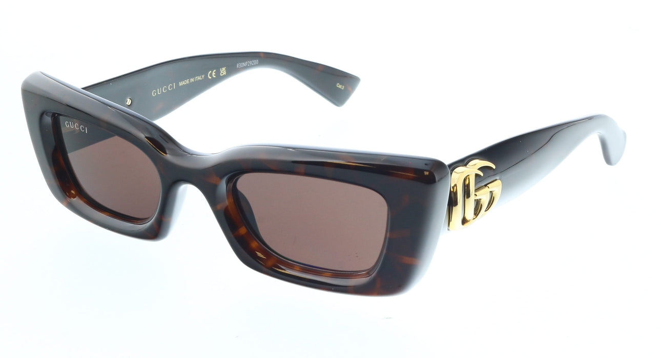 Gucci GG1827S-002 Havana cat-eye Ladies Sunglasses