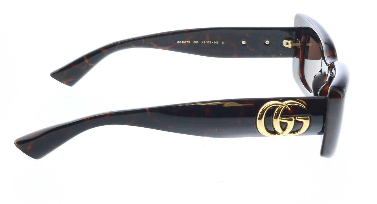Gucci GG1827S-002 Havana cat-eye Ladies Sunglasses