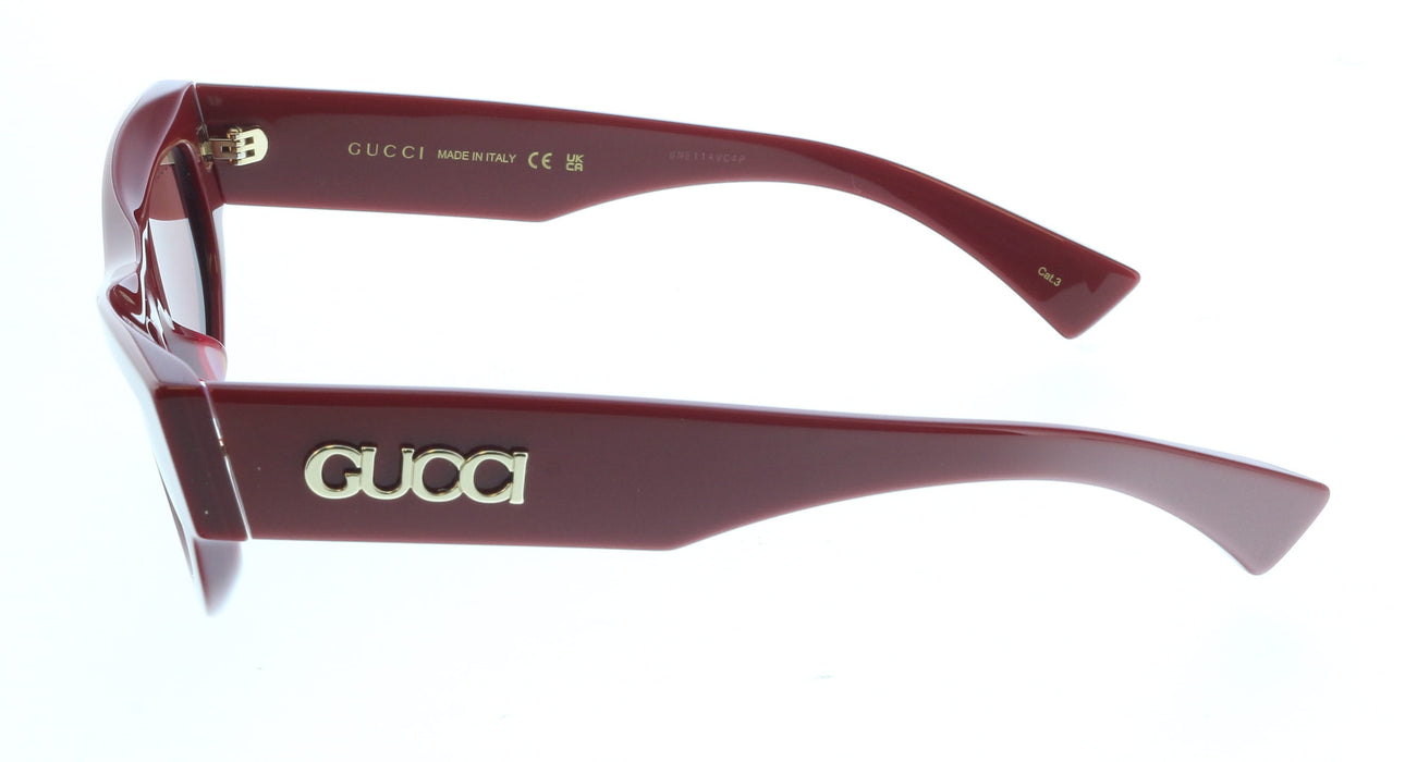Gucci GG1834S-003 BURGUNDY cat-eye Ladies Sunglasses