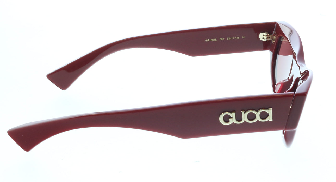 Gucci GG1834S-003 BURGUNDY cat-eye Ladies Sunglasses