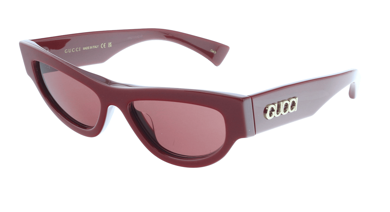 Gucci GG1834S-003 BURGUNDY cat-eye Ladies Sunglasses