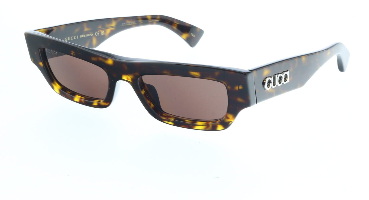 Gucci GG1839S-002 Havana square Mens Sunglasses