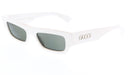 Gucci GG1839S-005 White square Mens Sunglasses