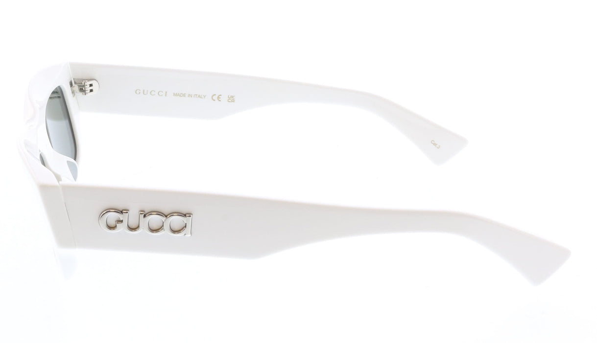 Gucci GG1839S-005 White square Mens Sunglasses