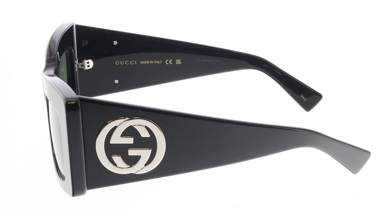 Gucci GG1842S-001 Black square Mens Sunglasses