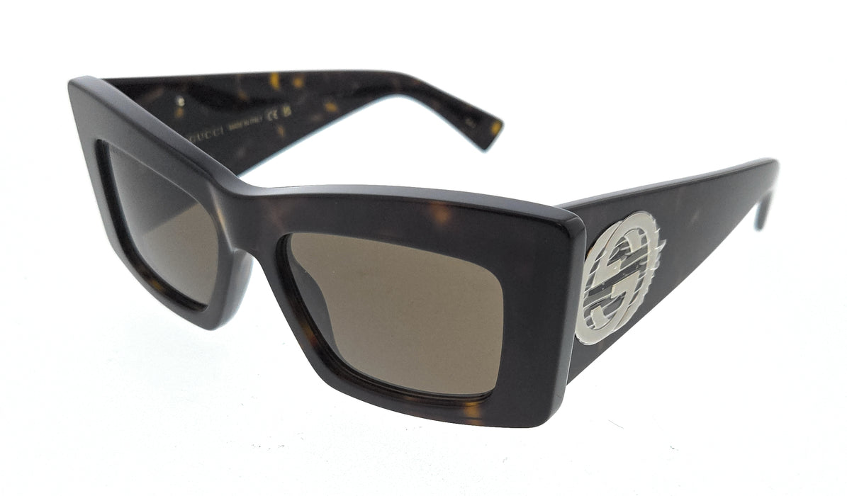 Gucci GG1842S-002 Havana square Mens Sunglasses