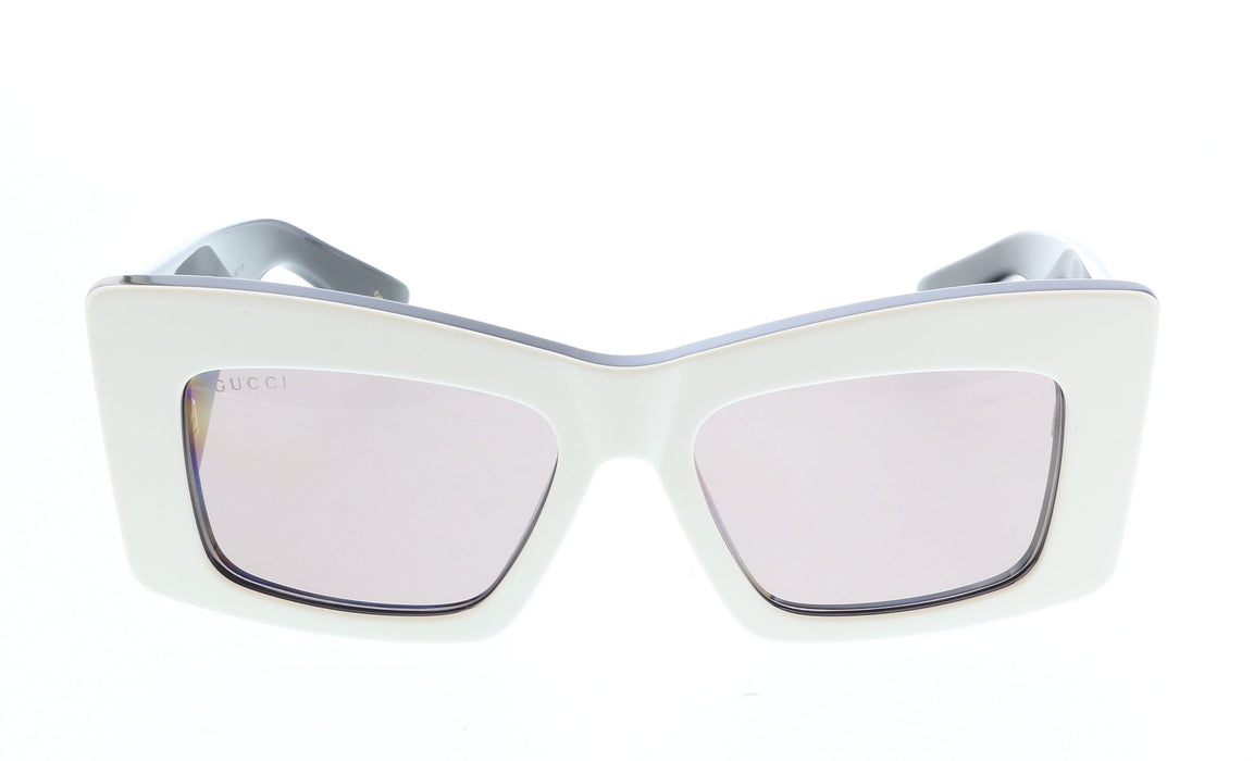 Gucci GG1842S-006 White & Black cat-eye Ladies Sunglasses